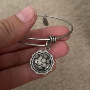 Alex and Ani Soccer Charm Bracelet